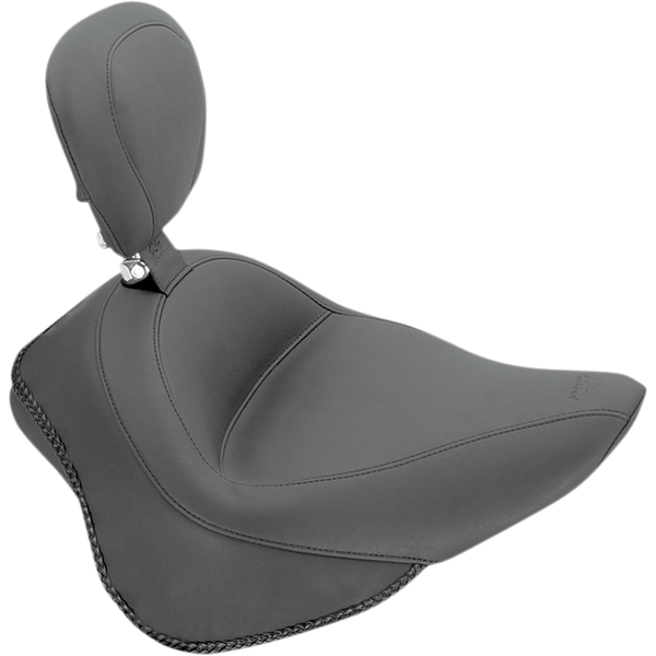Wide Solo Seat With Removable Backrest Black, 2, nordicamoto.ro