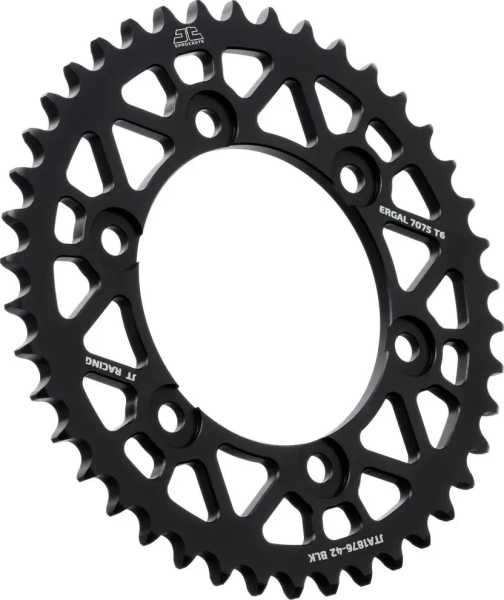 Pinion spate din aluminiu Racelite, negru , 1, nordicamoto.ro