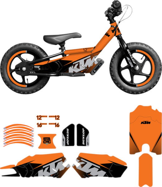 Stacyc Stability Cycle Graphics Kit Orange, 1, nordicamoto.ro