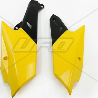 Panouri laterale pentru Yamaha, galben, 1, nordicamoto.ro