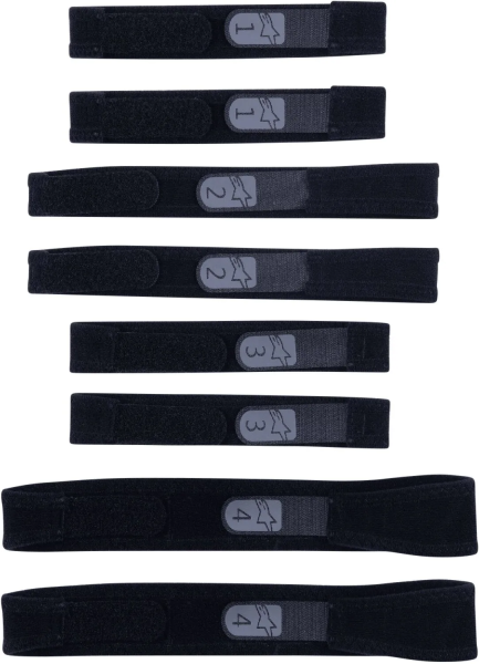 Set Curele Individuale Alpinestars Rk-7-10 Series Plasma Black