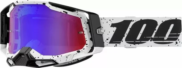 100% Racecraft 2 Goggle White, Black  ONE SIZE, 1, nordicamoto.ro
