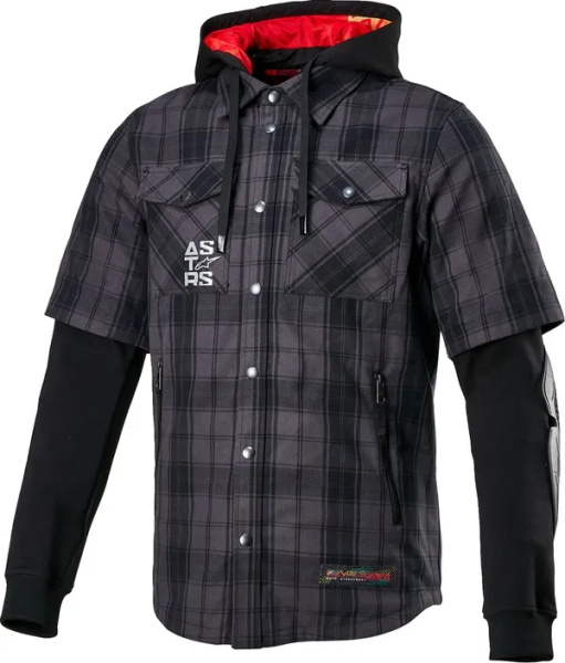 Mse Tartan Jacket Black, Gray -2