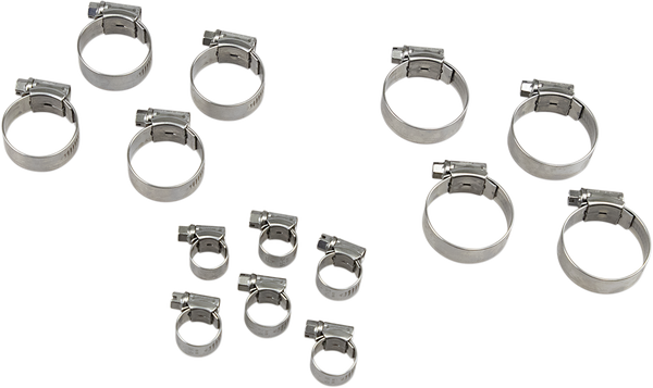 Radiator Clamp Kit Silver 