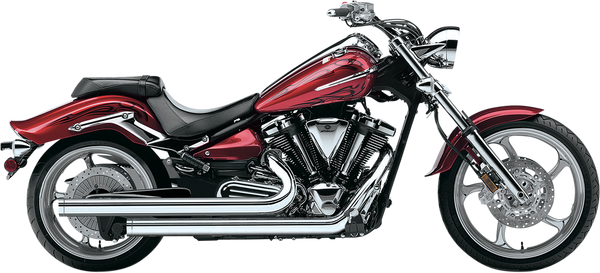 Dragster Exhaust System Chrome, 1, nordicamoto.ro