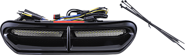 Led Vent Insert - Amber/white - Black Amber, White, 2, nordicamoto.ro
