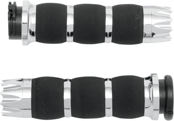 Excalibur Air Cushioned Grips Black, 1, nordicamoto.ro