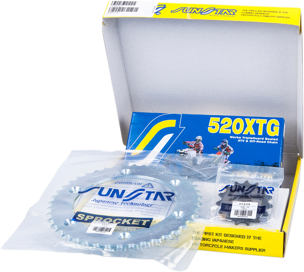 Standard Chain & Sprocket Kit Raw, 5, nordicamoto.ro