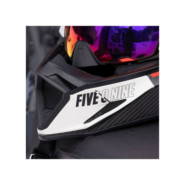 Casca Snowmobil 509 Altitude 2.0 Carbon Fiber 3K ECE Hi Flow Racing Red Matt 2022-1