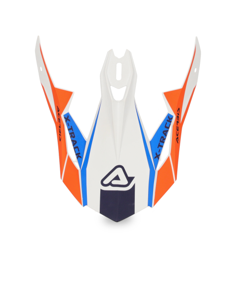 Cozoroc Casca Acerbis X-Track Albastru Deschis/Galben Fluo-1