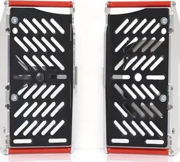 Xtrem Radiator Guards Black, 2, nordicamoto.ro