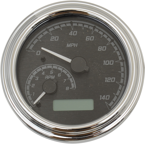 Mvx Series Fatbob Analog/digital Gauge System Gray, Black, 1, nordicamoto.ro