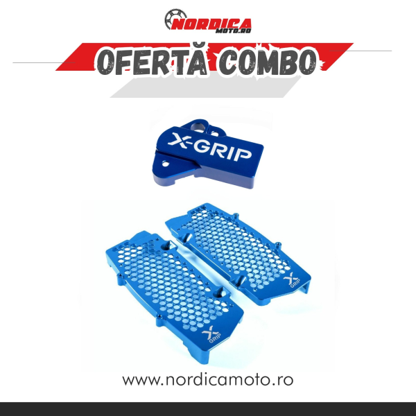 Pachet Protectie senzor TPS KTM/Husqvarna 250/300 X-Grip + Protectii radiator KTM/Husqvarna  X-GRIP 20-23 Portocaliu, 6, nordicamoto.ro