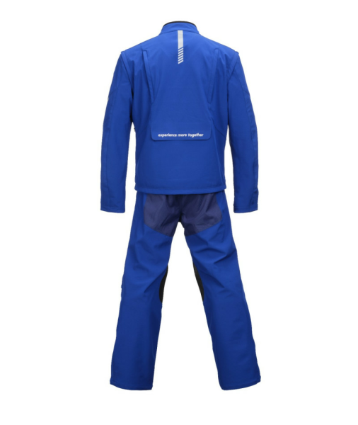 SET ECHIPAMENT MOTO CFMOTO RALLY TEXTIL – JACHETĂ + PANTALONI, ALBASTRU / GALBEN, 12, nordicamoto.ro