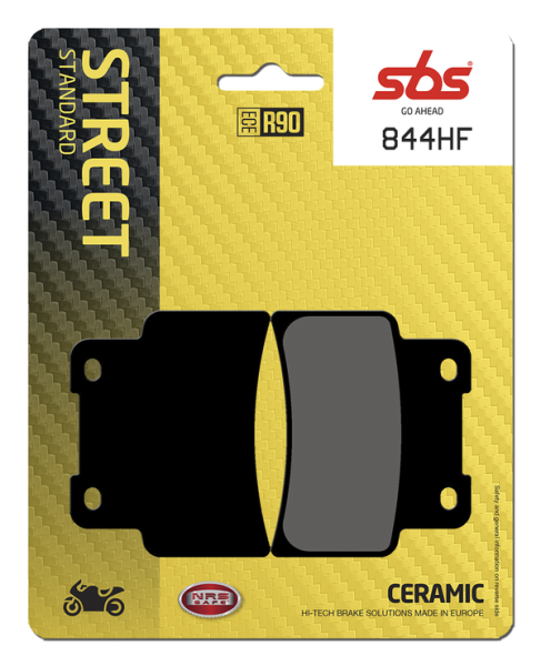 Hf Street Ceramic Organic Brake Pads, 1, nordicamoto.ro