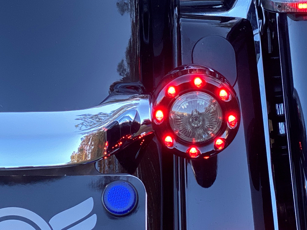 Probeam® Bullet Ringz 1157 Rear Turn Signals Gloss, Black, 1, nordicamoto.ro