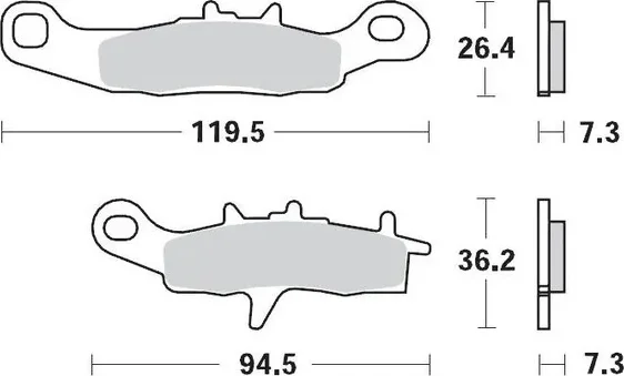 Racing Brake Pads Offroad