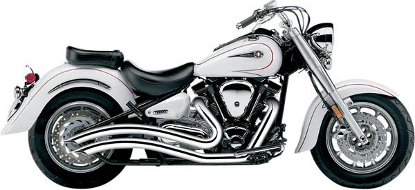 Speedster Swept Exhaust System Black, 1, nordicamoto.ro