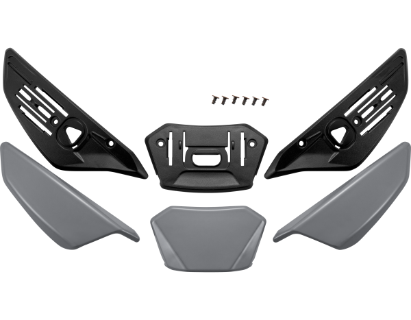 Accesoriu ventilație superioară cască SHOEI JCR3 Gri inchis-4