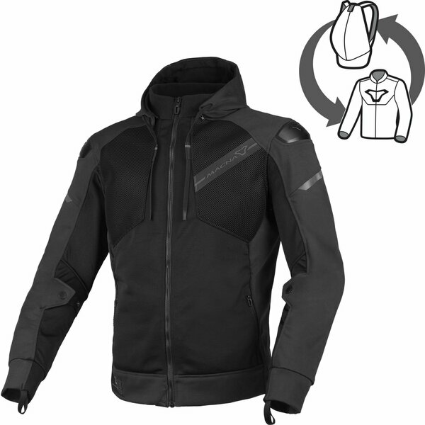 Geaca textil de vara MACNA BRERO XS Verde/Negru, 5, nordicamoto.ro