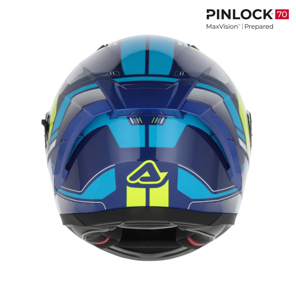 Casca Acerbis X-Way Graphic Blue/Yellow-5