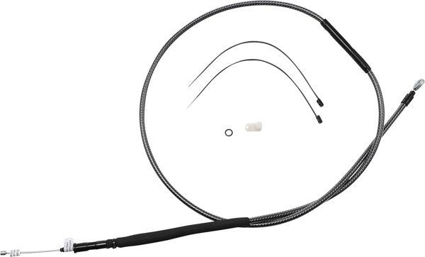 High-efficiency Polished Karbonfibr Clutch Cable Silver, 1, nordicamoto.ro
