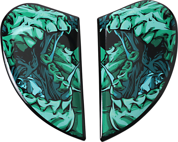 Placi laterale casca Icon Airform™ Black/Pink/Teal