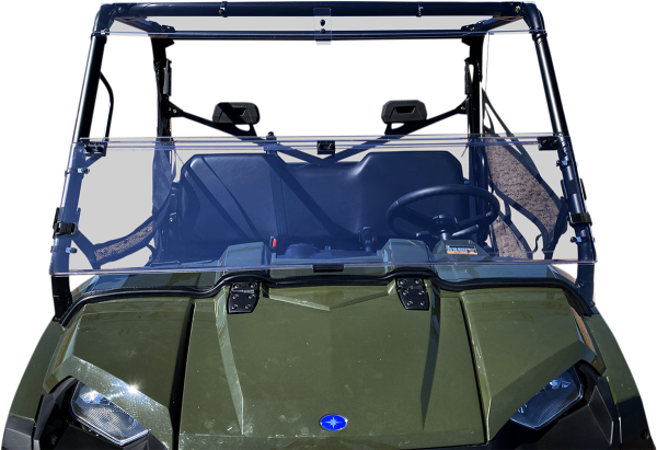 Deluxe Full Folding Windshield Clear -7