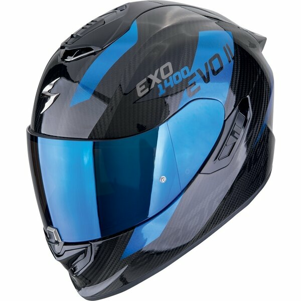 Casca integrala SCORPION EXO-1400 EVO II CARBON AIR PLATTED-0