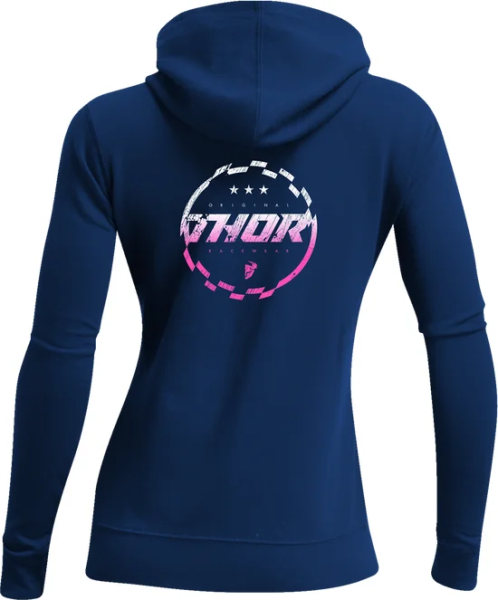 Women's Halo Zip-up Hooded Sweatshirt Blue M, 2, nordicamoto.ro