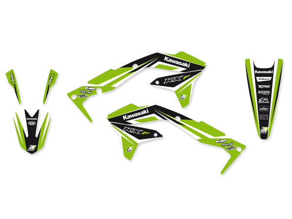 Dream 4 Graphics Kit Black, Green, White, 1, nordicamoto.ro