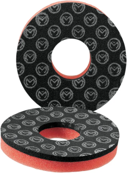 MOOSE RACING Dual Layer Grip Donuts Black, Gray, Red 