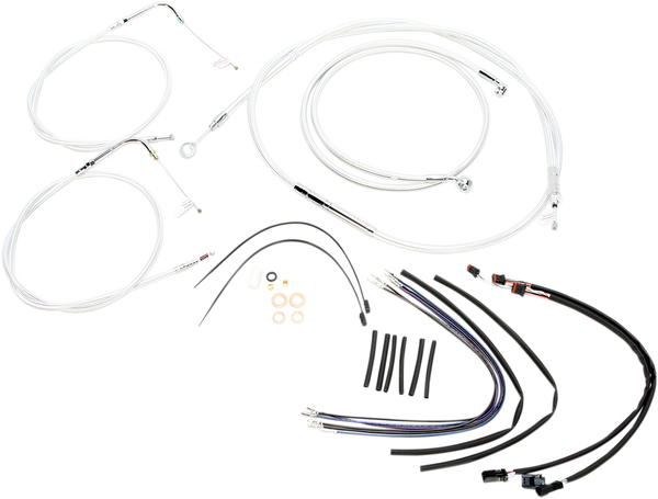 1-1/4(r) Caliber Handlebar Installation Kit Silver, 2, nordicamoto.ro