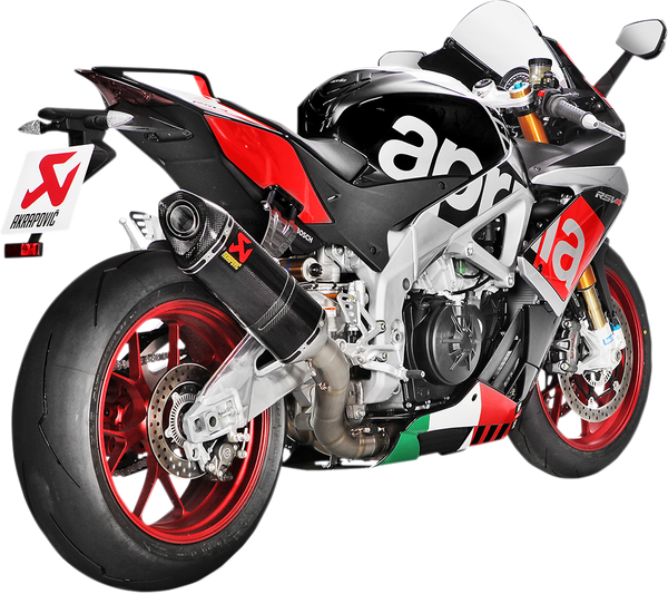 Sistem complet de evacuare Akrapovic Evolution Aprilia RSV4 din carbon/titan - S-A10E8-RC-1