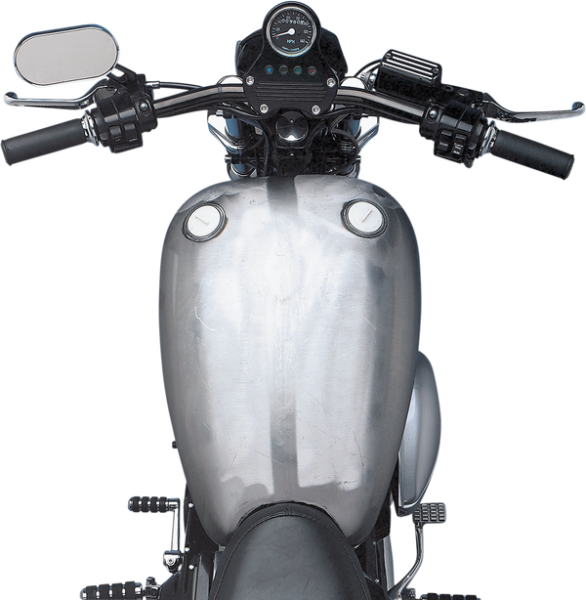 Extended Smooth-top Quickbob Rubber-mount Gas Tank Raw, 1, nordicamoto.ro