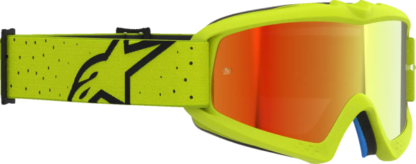 Ochelari Copii Alpinestars Vision Vesta Galben Fluo/Negru/Lentila Colorata, 3, nordicamoto.ro