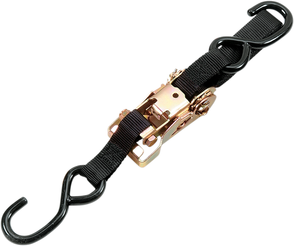 1(r) Heavy-duty Ratcheting Tie-downs Black, 1, nordicamoto.ro
