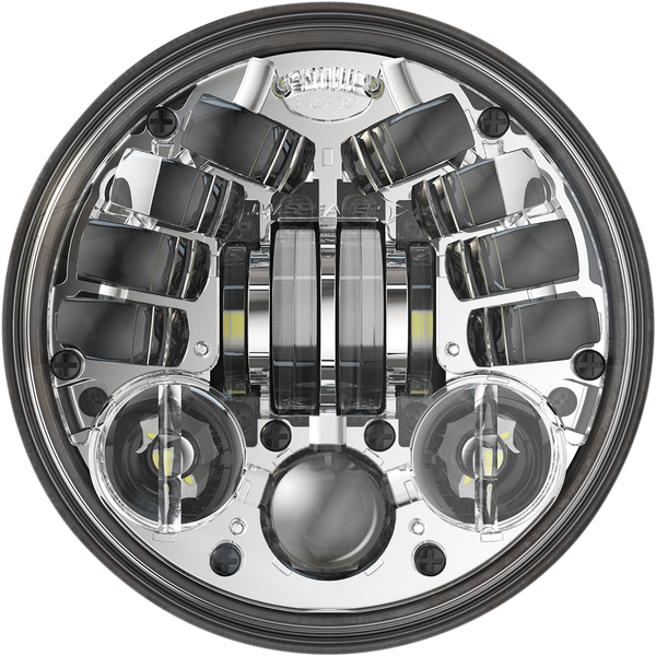 5-3/4(r) Led Adaptive 2 Headlight Chrome, 1, nordicamoto.ro