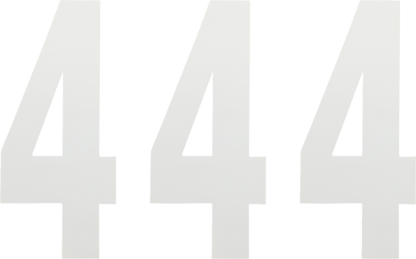 Standard Numbers White, 3, nordicamoto.ro