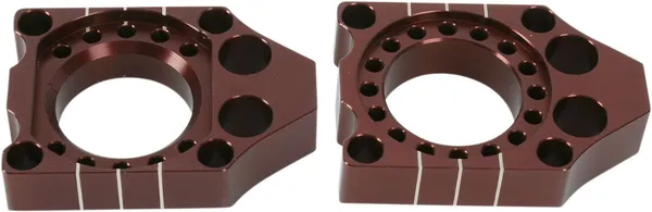 Axle Blocks Brown, Anodized