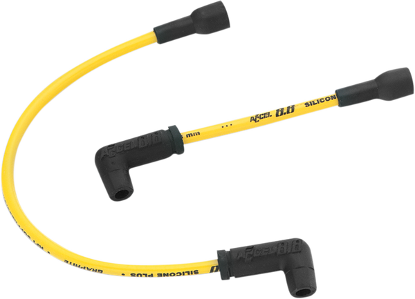 Custom 8.8 Mm Spark Plug Wire Yellow, 1, nordicamoto.ro