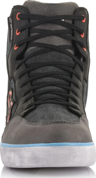 Cizme Alpinestars Primer J-6 Waterproof Canvas Black Anthrcite Light Blue-0