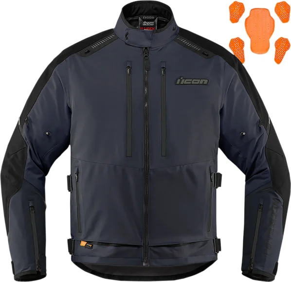 Geaca Textil Icon Raiden™ Gray 3XL, 4, nordicamoto.ro