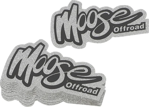 MOOSE RACING Moose Decal Black, Silver, 5, nordicamoto.ro
