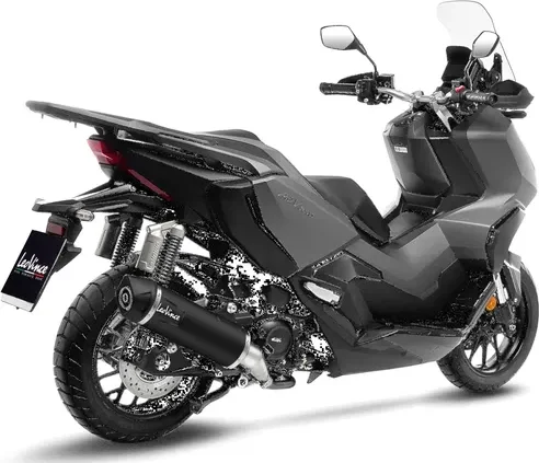 Tobă de eșapament LeoVince Nero Slip-On pentru Honda ADV350 (2022-2025), 4, nordicamoto.ro
