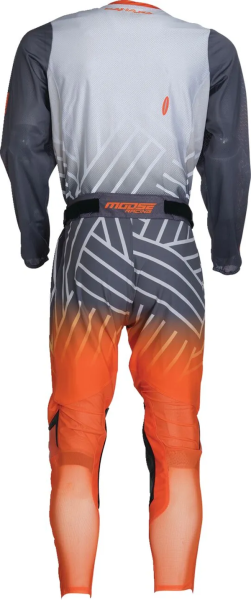 Tricou MOOSE RACING Sahara Gray/Orange-1