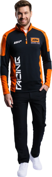 Pulover KTM Team Halfzip Orange Black-2