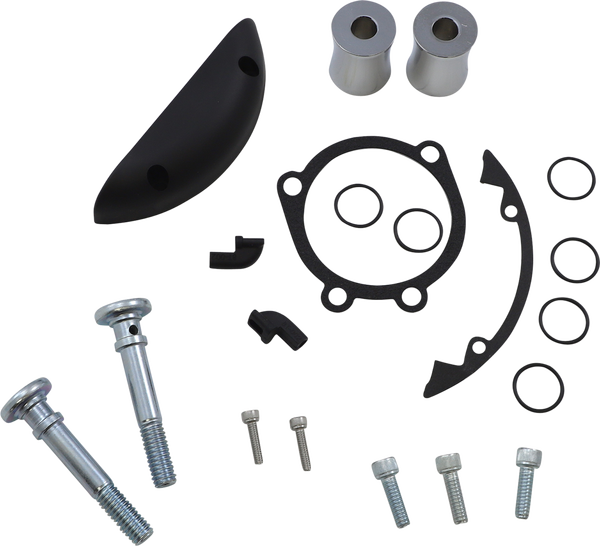 Inverted Air Cleaner Hardware Kit Black, Silver, 2, nordicamoto.ro