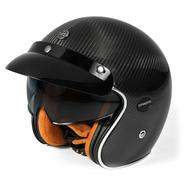 Cască Moto Carbon CFMOTO cu Ochelari Soare Integrați, 3, nordicamoto.ro