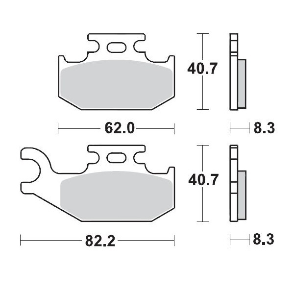 Racing Brake Pads Atv 